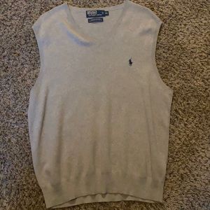 Grey polo vest “XL”